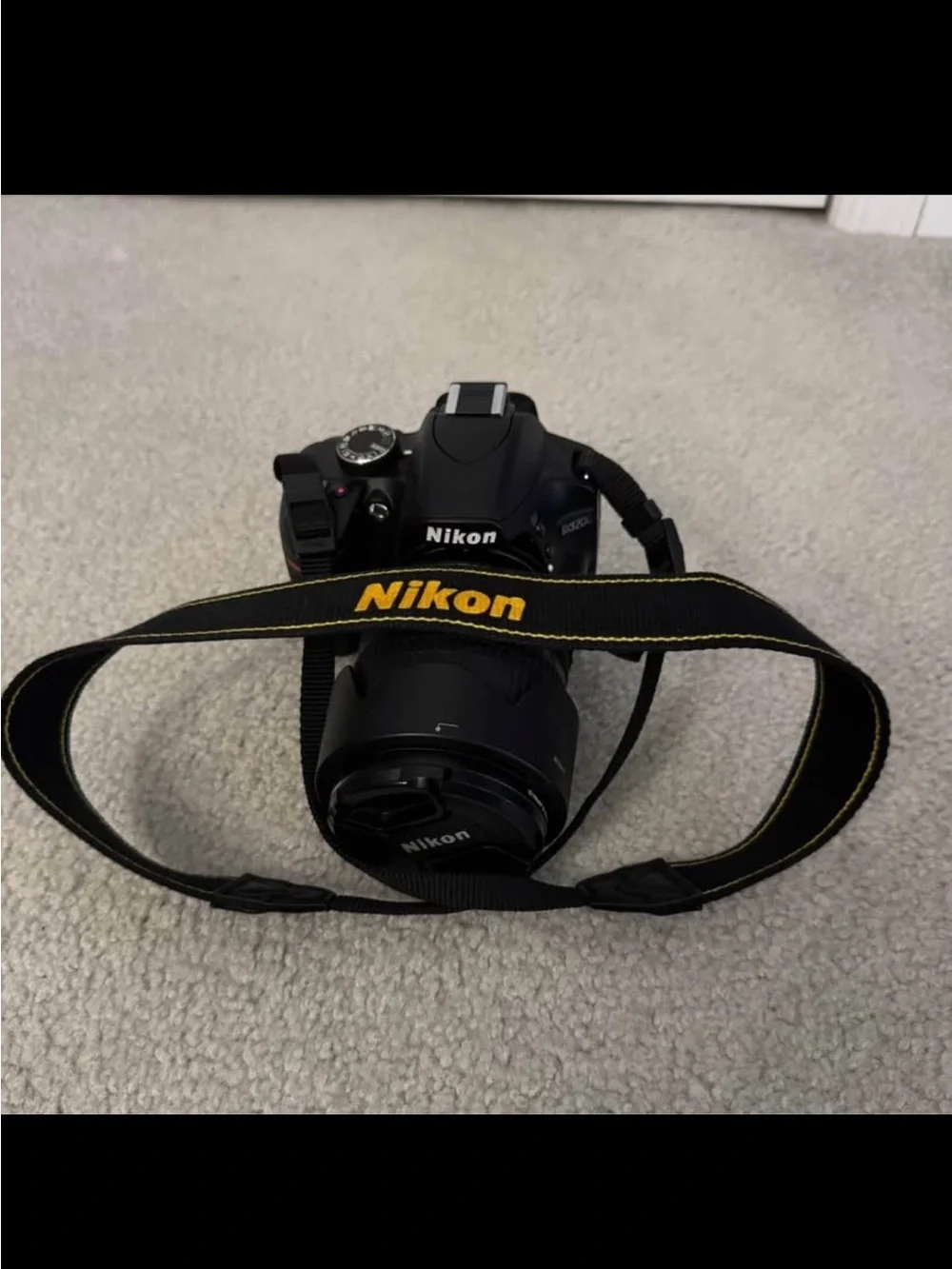 Nikon Black Camera Messenger Bag with Front Pockets
